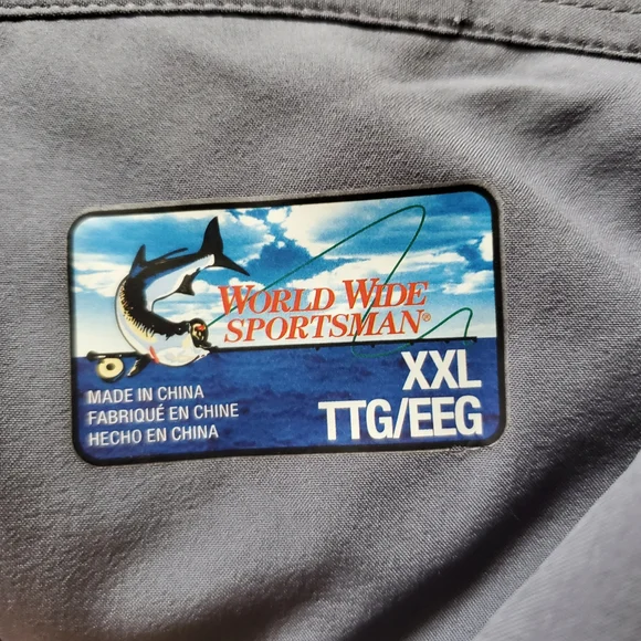 World Wide Sportsman Seacrest UPF 45+ Fishing Shirt.  Size XXL - Picture 8 of 10